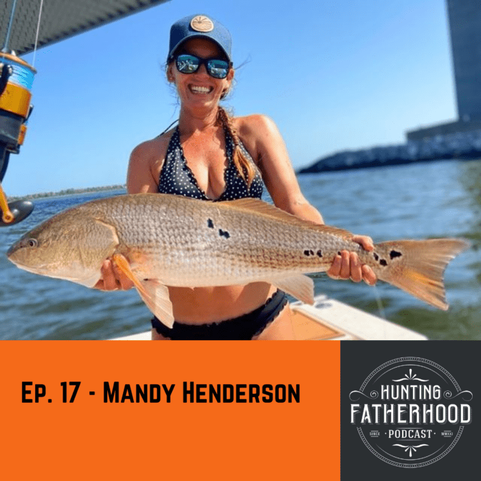 Mandy Henderson holding a redfish